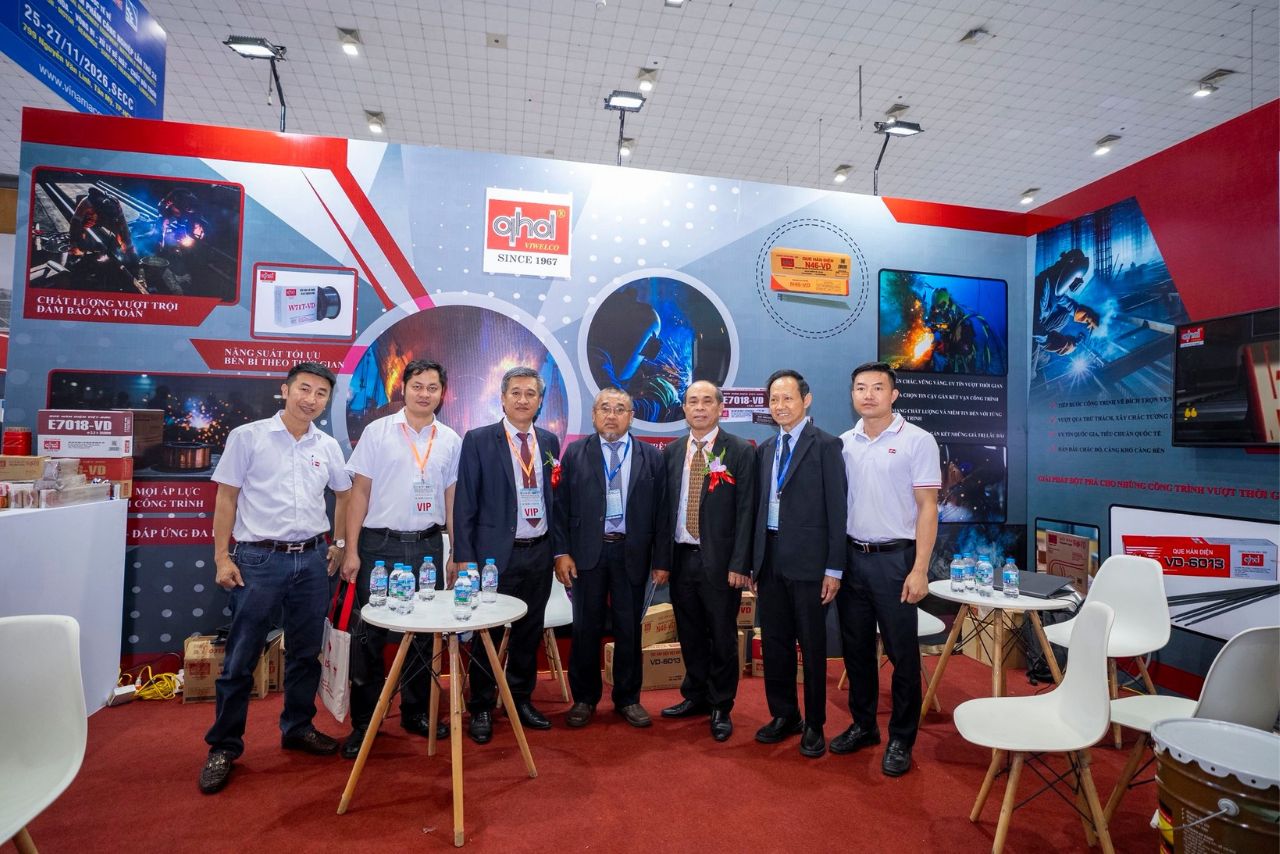 CÔNG TY CP QUE HÀN ĐIỆN VIỆT ĐỨC GHI DẤU ẤN TẠI TRIỂN LÃM METAL & WELD 2026